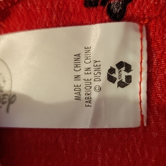 Disney Minnie Mouse Shift Dress with Pockets Red with Blackbows, Size:  XS/M - Picture 10 of 11